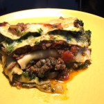 spinat-lasagne-kopie (Spaghettini mit Chorizo und Spinat)