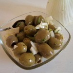 Oliven mit Fenchel (Grüne Oliven mit Koriander und Fenchel)