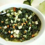 Gedünsteter Spinat mit Kohlrabi (Gedünsteter Spinat  mit Kohlrabi)