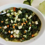 Gedünsteter Spinat mit Kohlrabi (Gedünsteter Spinat  mit Kohlrabi)