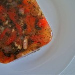 Paprikaterrine mit Basilikum (Paprikaterrine mit Basilikum)