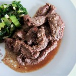 Mariniertes Rindersteak (Rindersteak in Ingwer und Sojasauce mariniert)