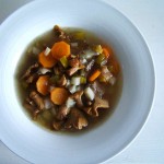 Pfifferlingssuppe mit Ochsenbrust (Pfifferlingssuppe mit Ochsenbrust)