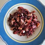 Gedünsteter Radicchio (Gedünsterer Radicchio mit Speck)