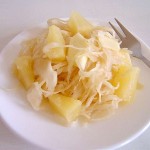 Sauerkrautsalat (Sauerkrautsalat mit Ananas)