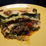 Spinat-Lasagne (Lasagne mit Spinat-Hack-Füllung)