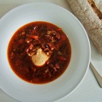 Madrider Knoblauchsuppe (Madrider Knoblauchsuppe mit Paprikawurst)