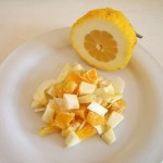 Zitronensalat (Zitronensalat mit Orangen und Chicorée)