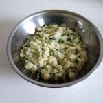 Blumenkohlpüree mit Meerrettich (Blumenkohlpüree mit geriebenem Meerrettich)