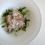 Rinderfiletscheiben auf römische Art_ji-W800 (Rinderfilets mit Parmesan (Straccetti alla romana))