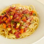 Spaghetti mit Räucherspeck, Salami und Zucchini_ji-W800 (Spaghetti mit Räucherspeck, Salami und Zucchini)